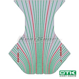 Bundplade stickers, Racer T