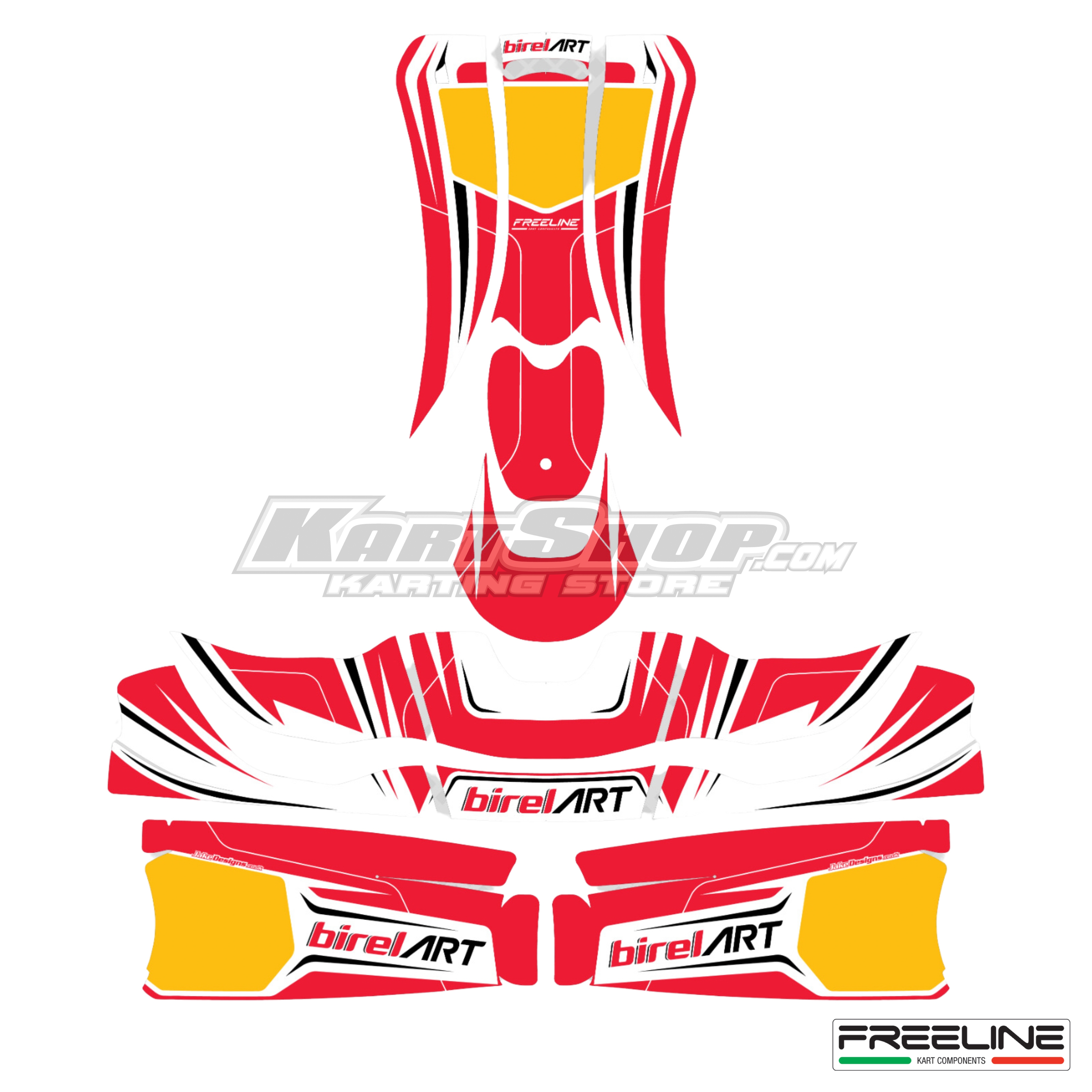 Birel Stickers sæt, OK - KZ 507 - 508