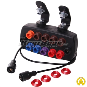 Box12 til tilslutning af 17 ekstra sensorer + intern GF-sensor