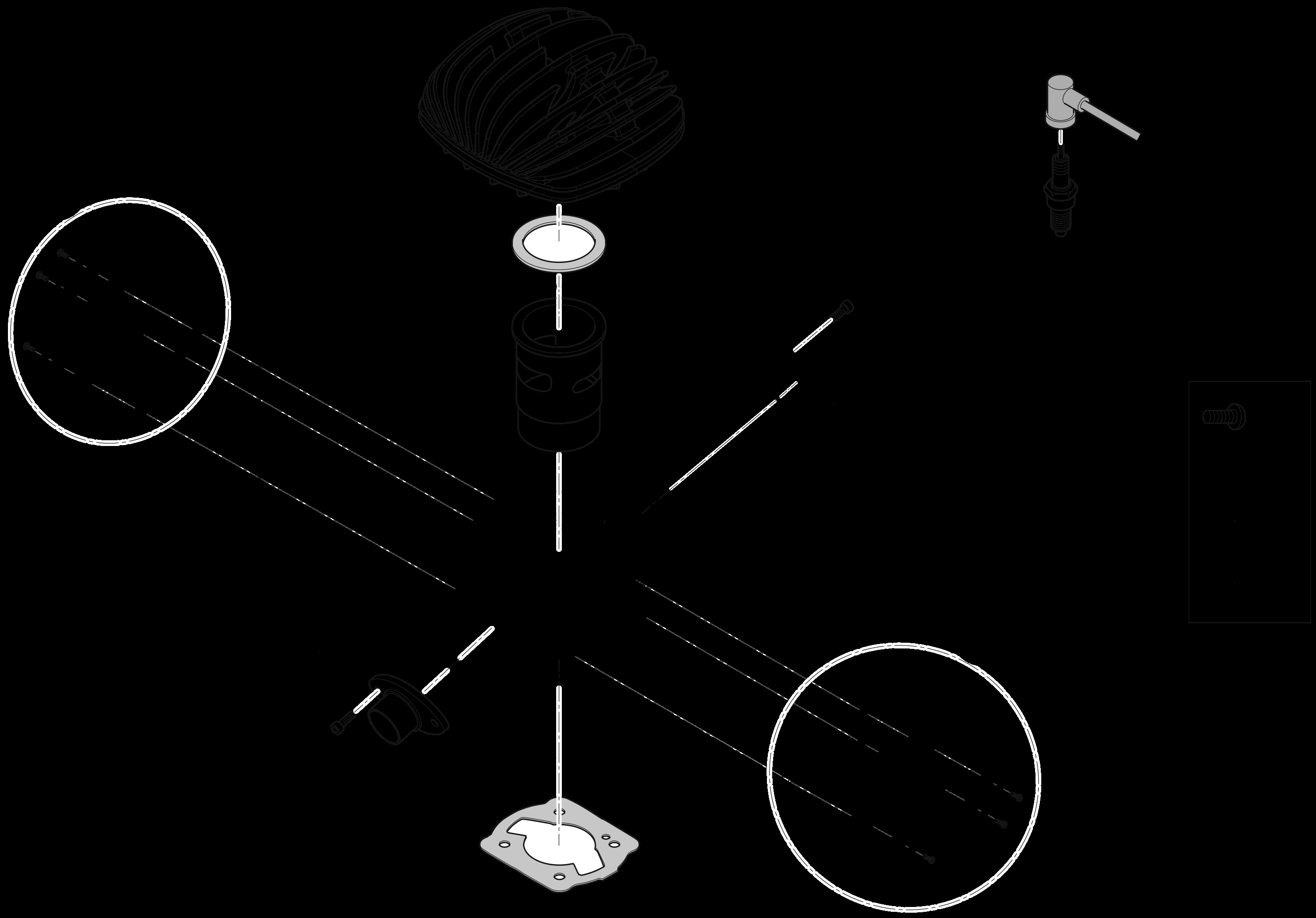 Cylinder / Topstykke