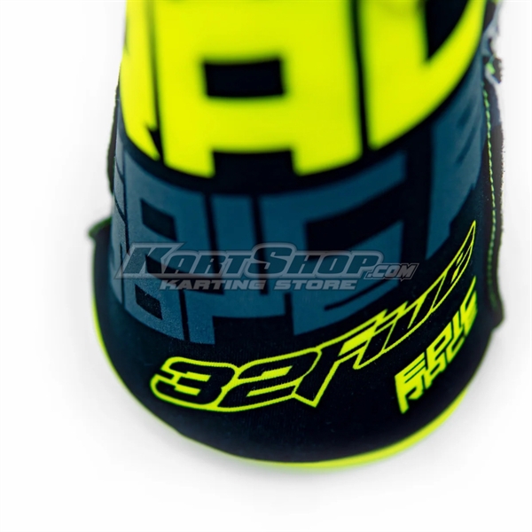 Kørehandsker, EPIC RACE, Sort / Fluo Gul, Str XL