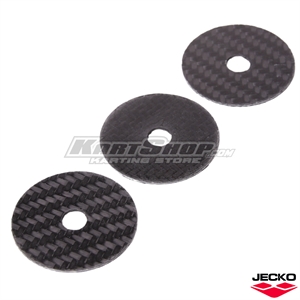 Carbon skive, M8 x 38 mm, 3 stk