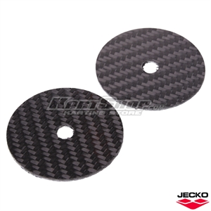 Carbon skive, M8 x 53 mm, 2 stk