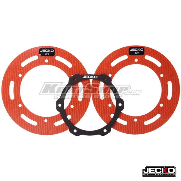 Tandhjulsbeskytter, Ø200 mm, Orange