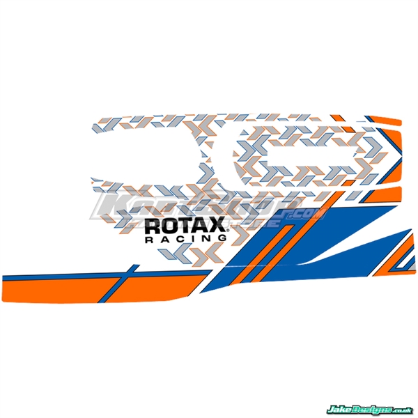 Stickers til Batteriholder inkl. Rotax Logo, Exprit