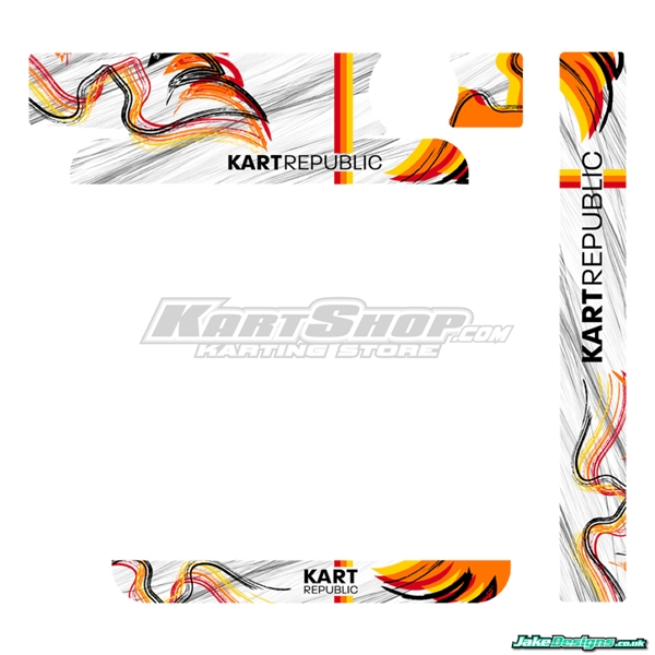 Stickers til X30 Køler, Big, Kart Republic