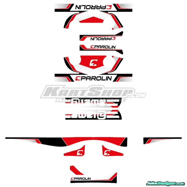Stickers til X30 Topstykke, Parolin