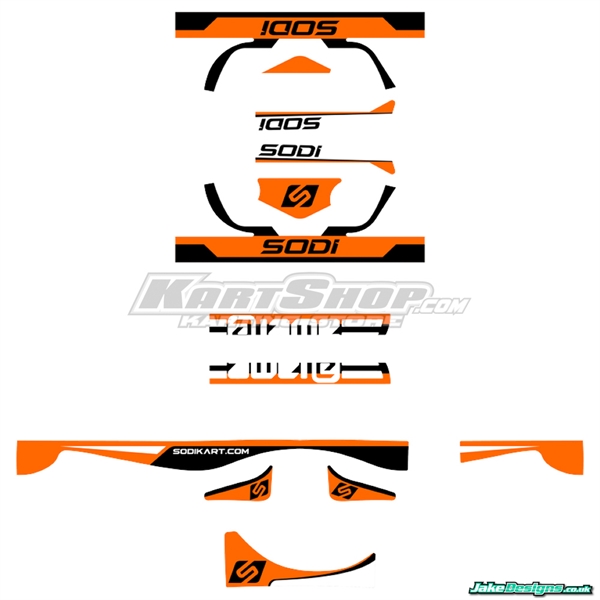 Stickers til X30 Topstykke, Sodi