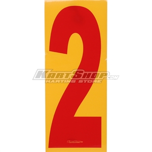 Nummer Klistermærke, DD2 Master, Nr. 2