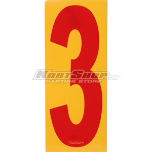 Nummer Klistermærke, DD2 Master, Nr. 3