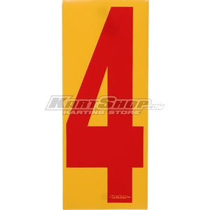 Nummer Klistermærke, DD2 Master, Nr. 4