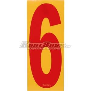 Nummer Klistermærke, DD2 Master, Nr. 6