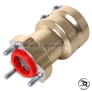 Baghjulsnav, Ø40 x 115 mm, Aluminium