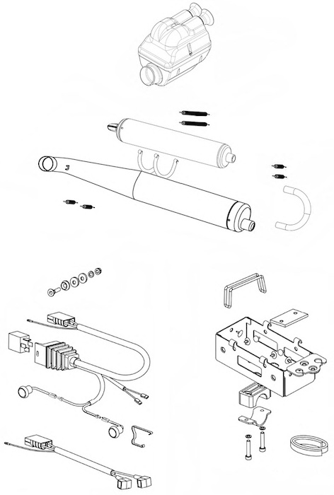 Udstødning / Batteri