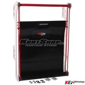 Rullegardin til 39,5 x 26 x 4 cm Køler, Sort