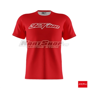 T-Shirt 32Five, Rød, Str XS